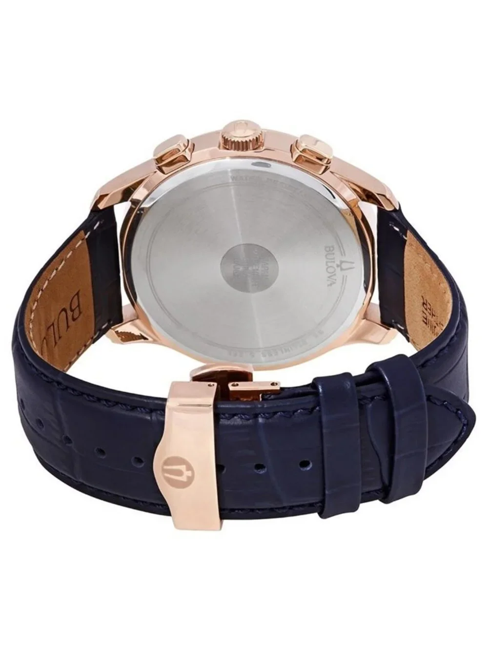 NWT Bulova Classic Chronograph Blue Dial Men's Watch